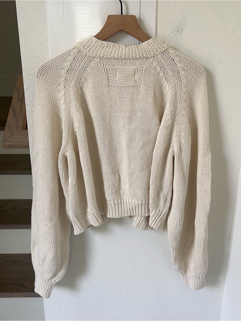 Free People We The Free On The Edge Floral Cardi - Tofu Combo Ivory - M - NWT - Picture 3 of 5
